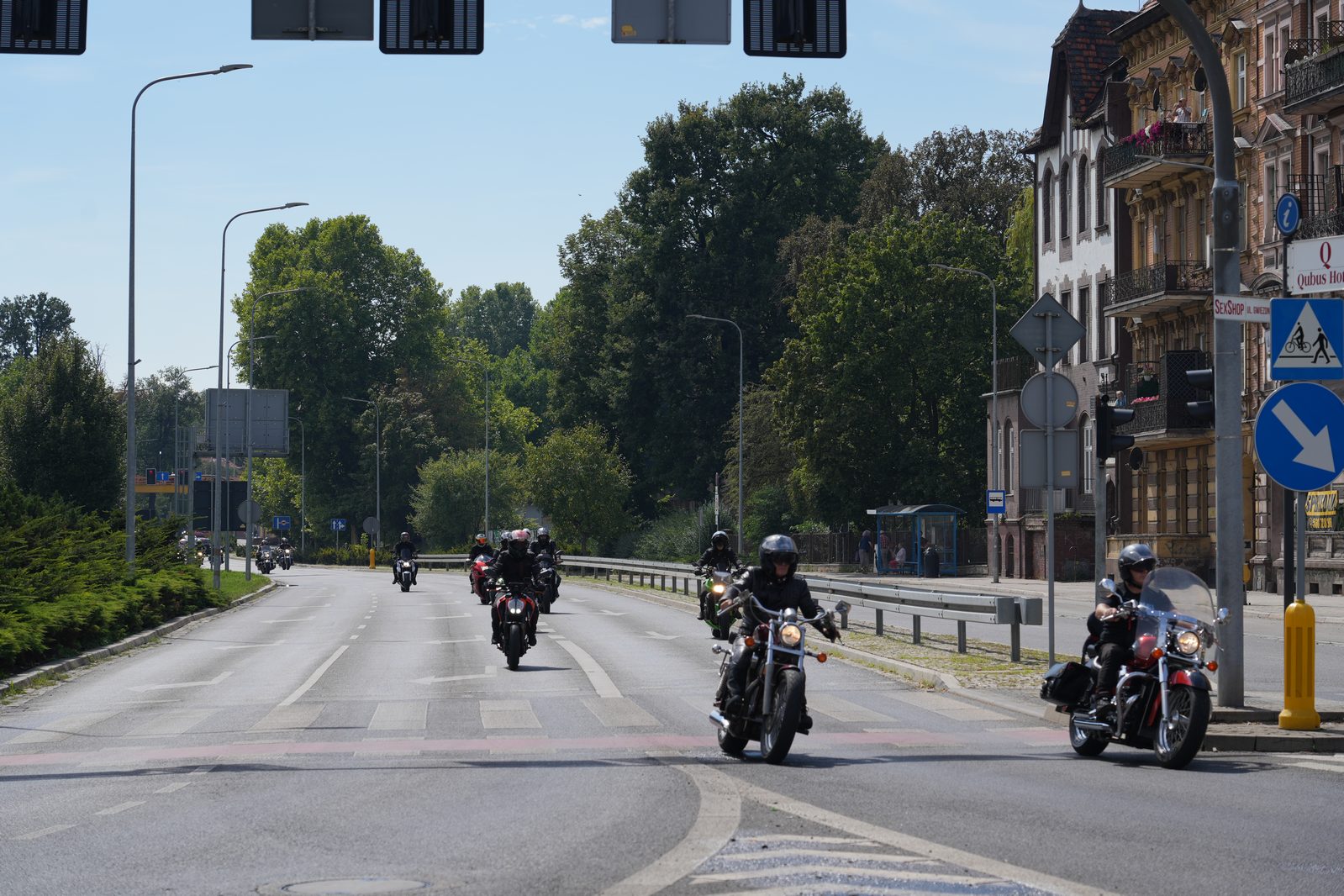Motocyklowa parada przejechała przez Legnicę