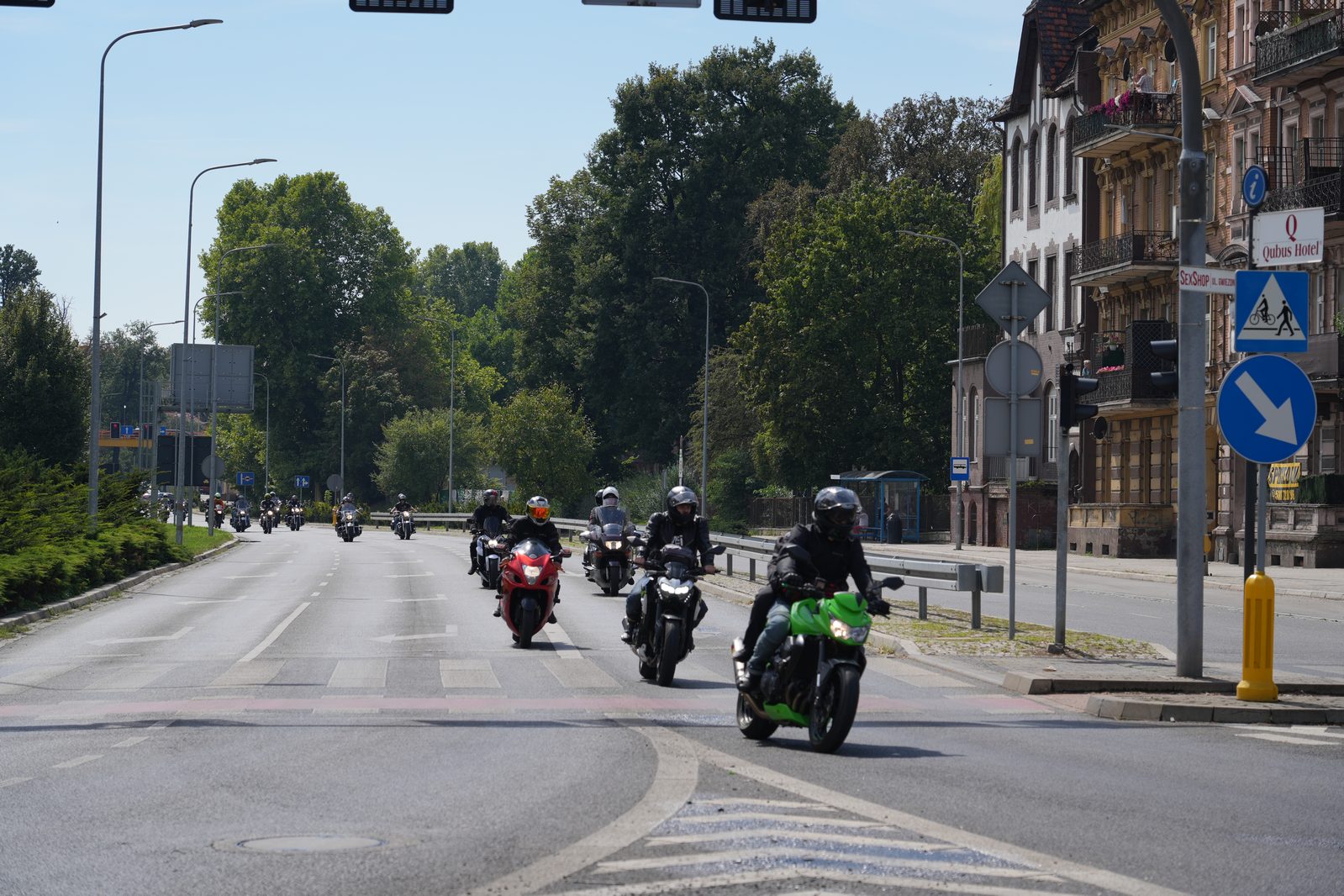 Motocyklowa parada przejechała przez Legnicę