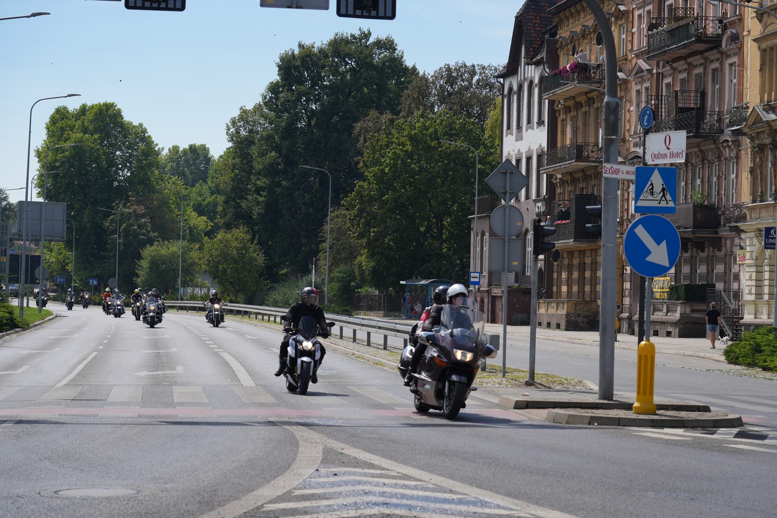 Motocyklowa parada przejechała przez Legnicę