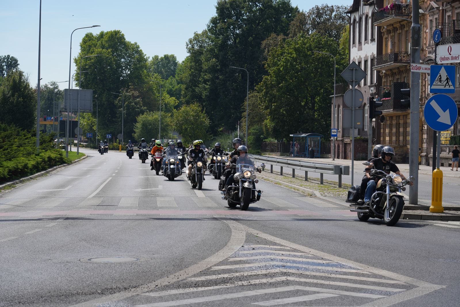Motocyklowa parada przejechała przez Legnicę