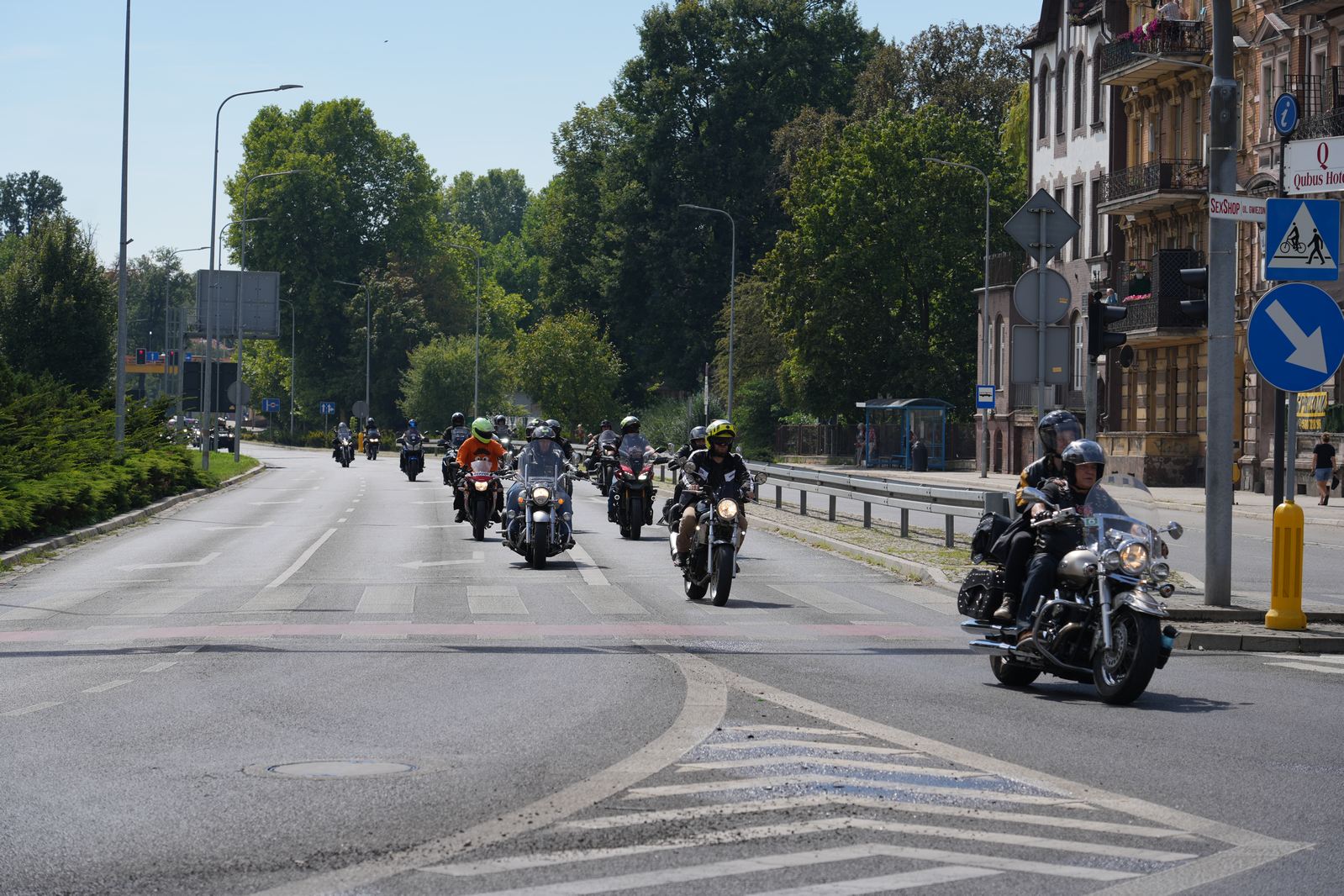 Motocyklowa parada przejechała przez Legnicę
