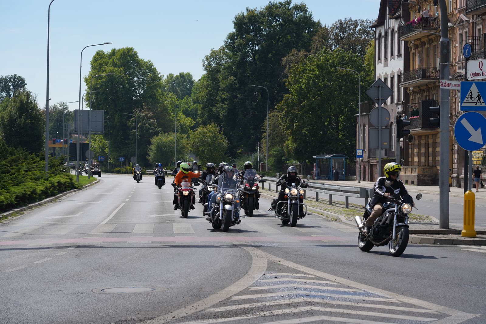 Motocyklowa parada przejechała przez Legnicę