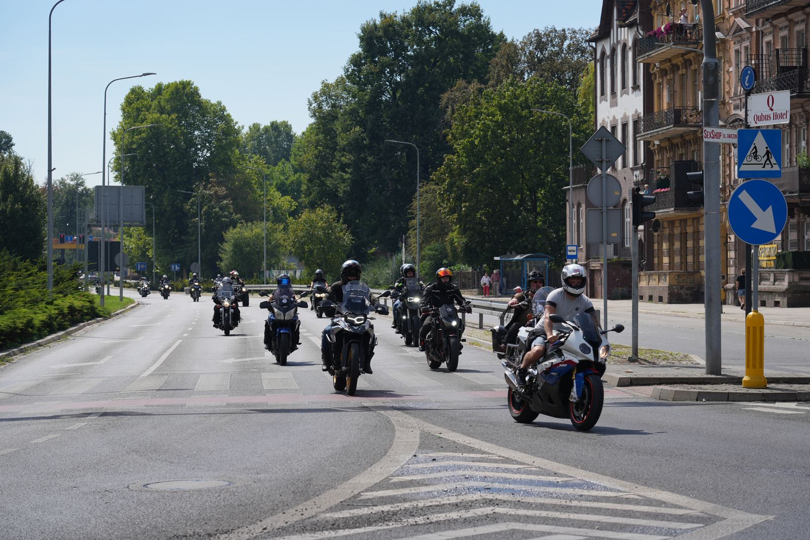Motocyklowa parada przejechała przez Legnicę