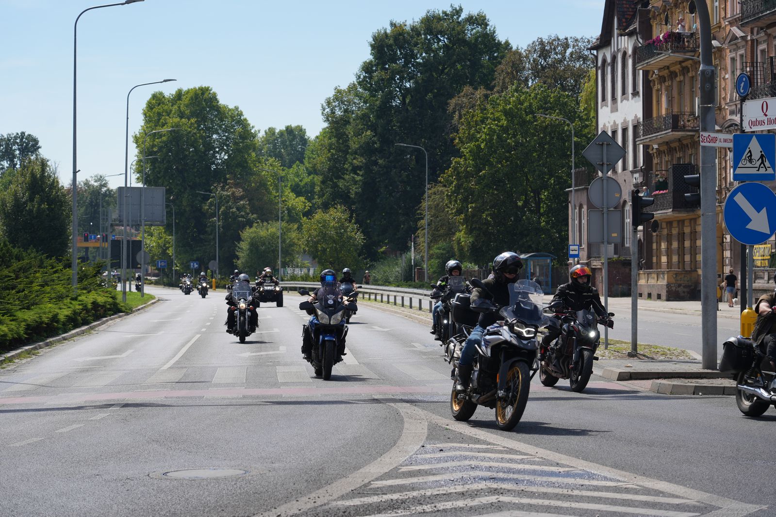 Motocyklowa parada przejechała przez Legnicę