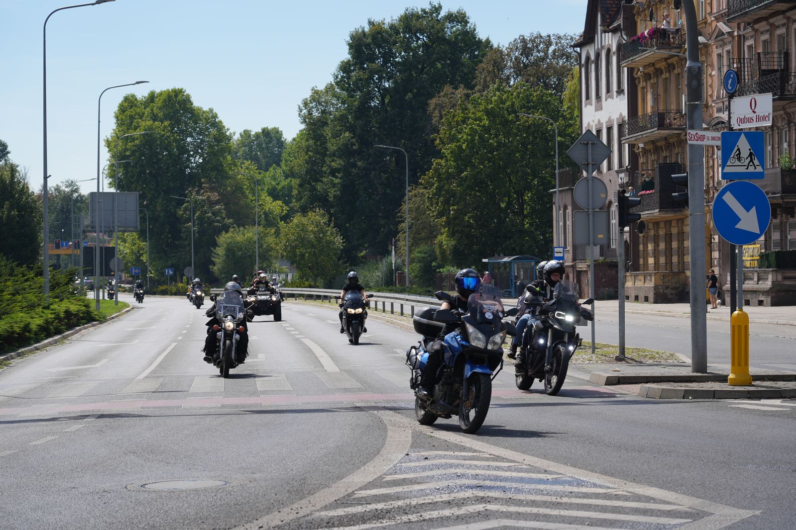 Motocyklowa parada przejechała przez Legnicę