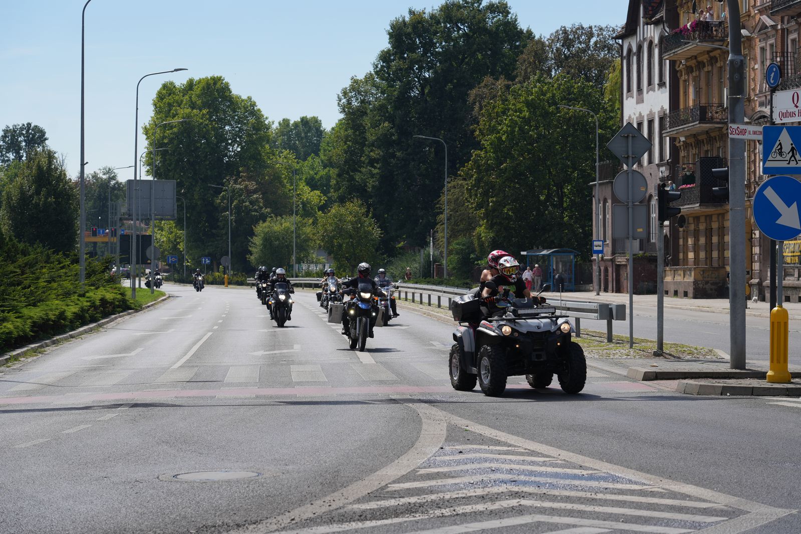 Motocyklowa parada przejechała przez Legnicę