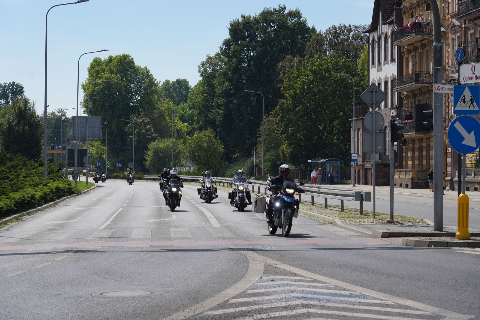 Motocyklowa parada przejechała przez Legnicę