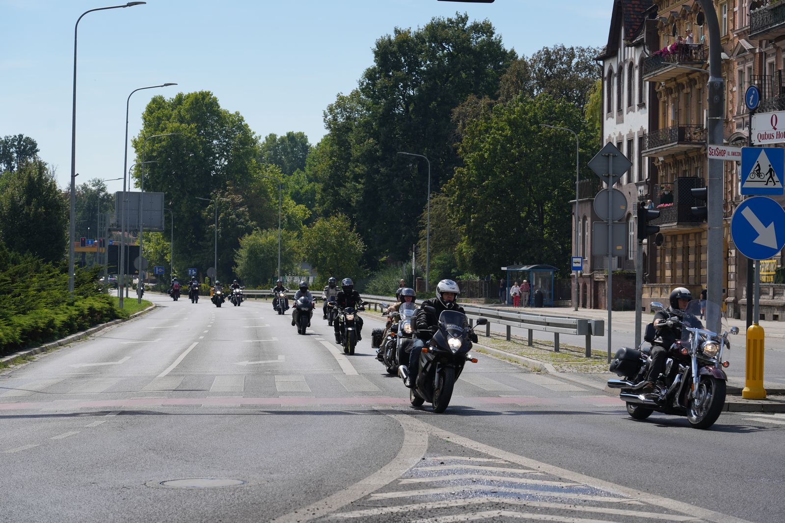 Motocyklowa parada przejechała przez Legnicę