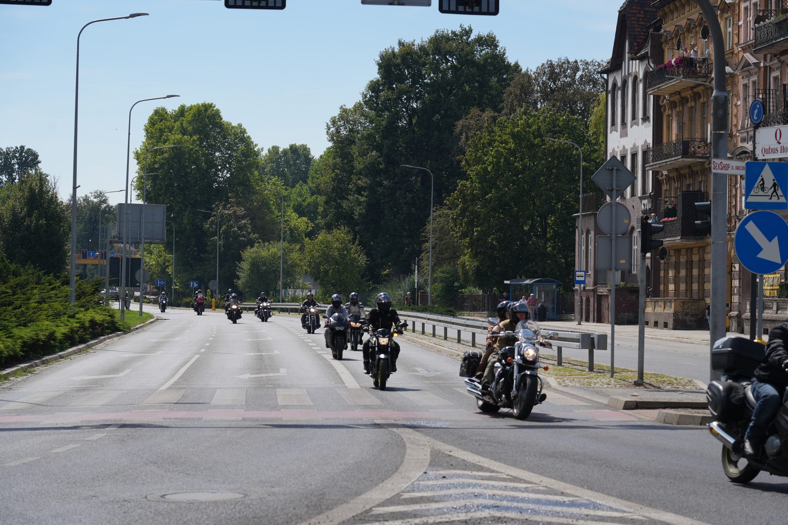 Motocyklowa parada przejechała przez Legnicę