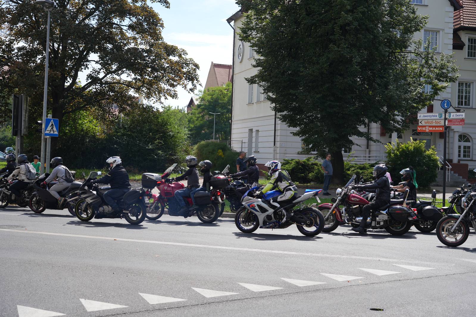Motocyklowa parada przejechała przez Legnicę