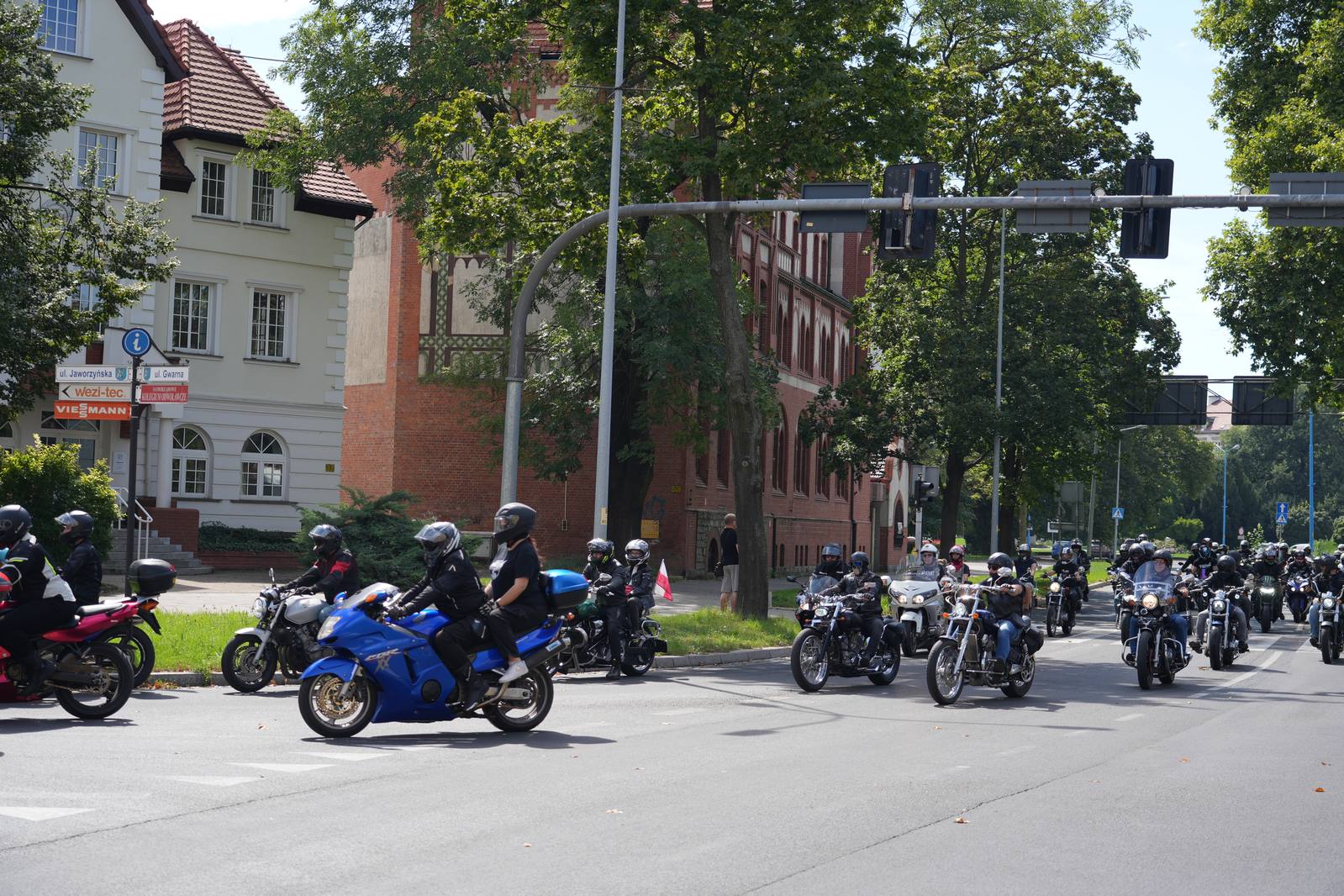 Motocyklowa parada przejechała przez Legnicę