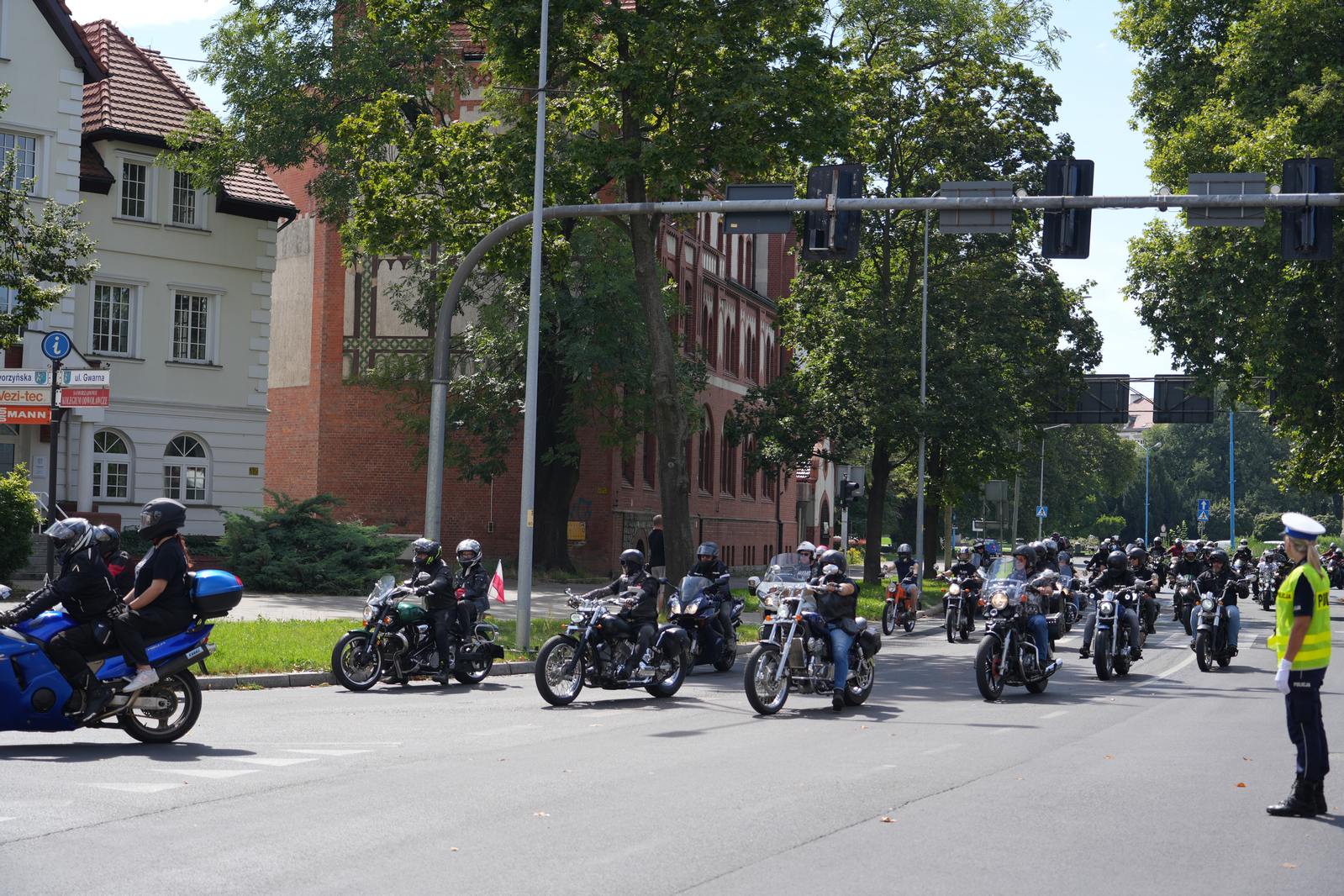 Motocyklowa parada przejechała przez Legnicę