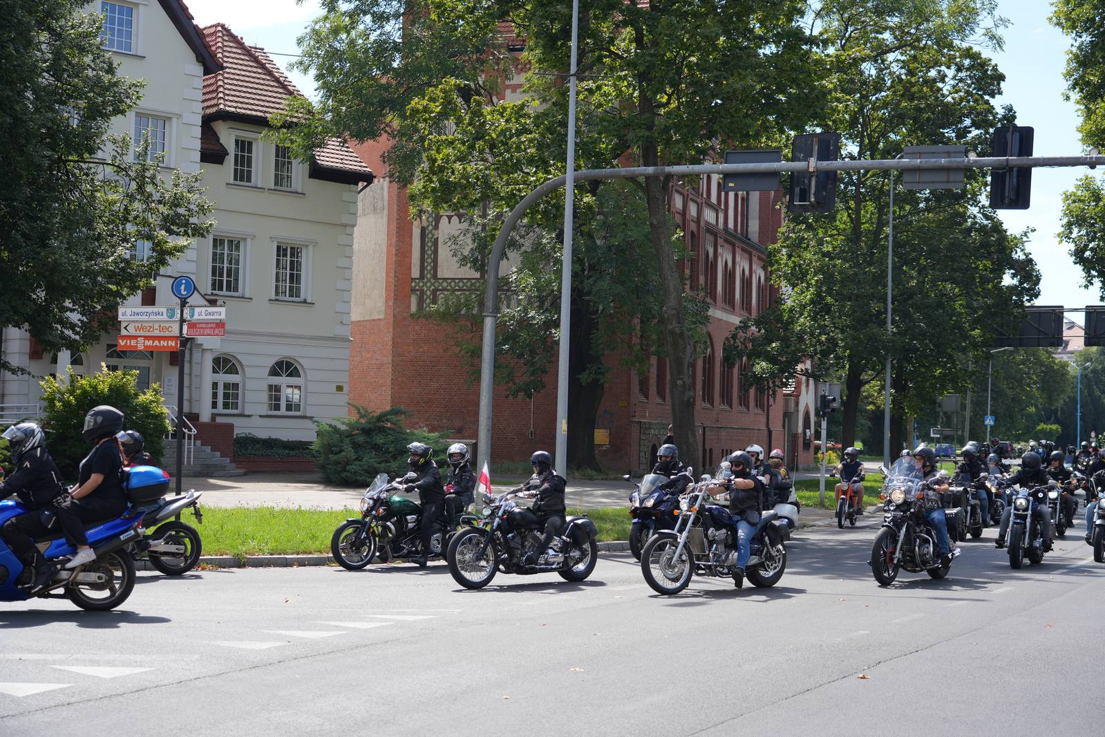 Motocyklowa parada przejechała przez Legnicę