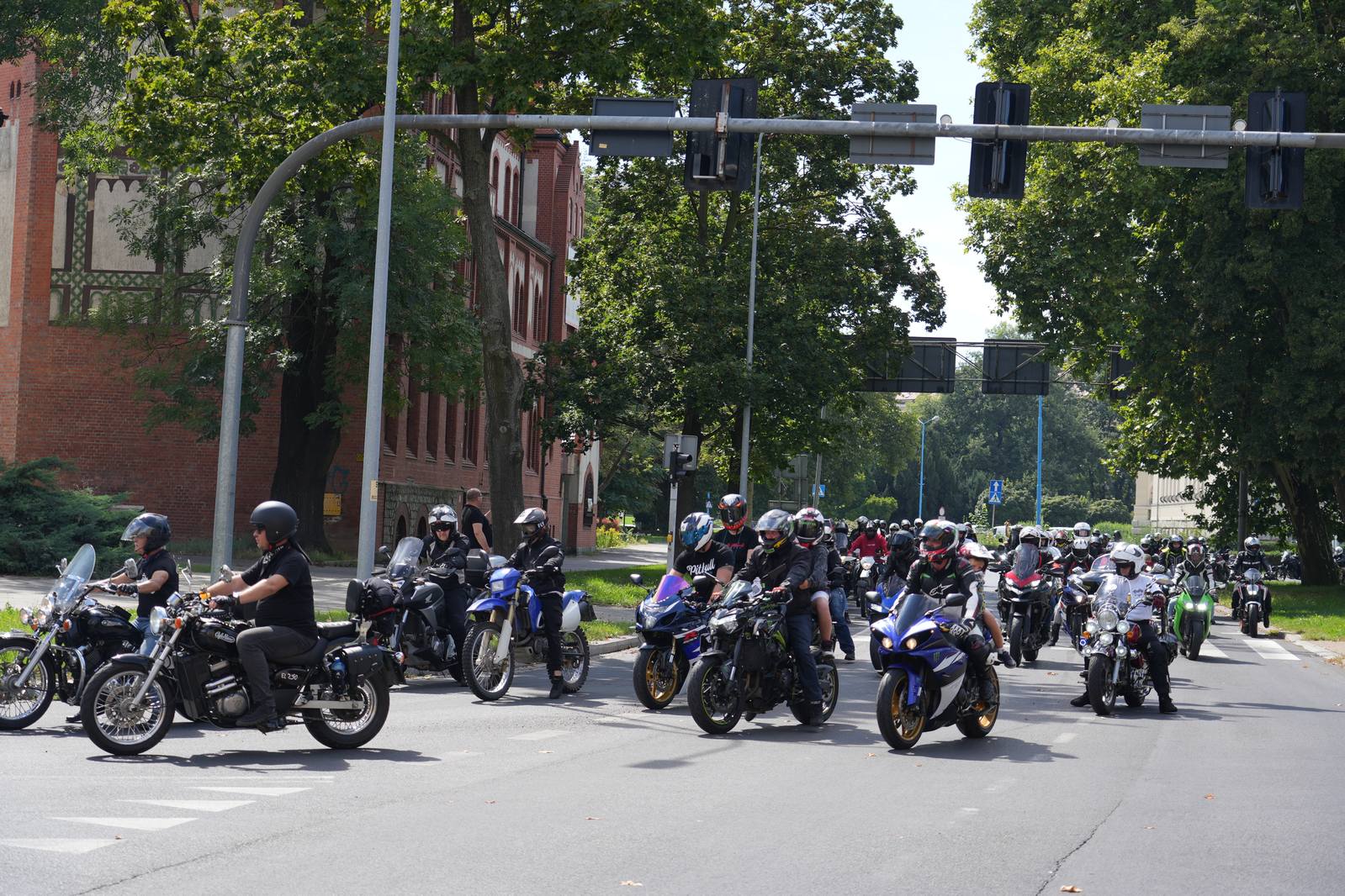 Motocyklowa parada przejechała przez Legnicę