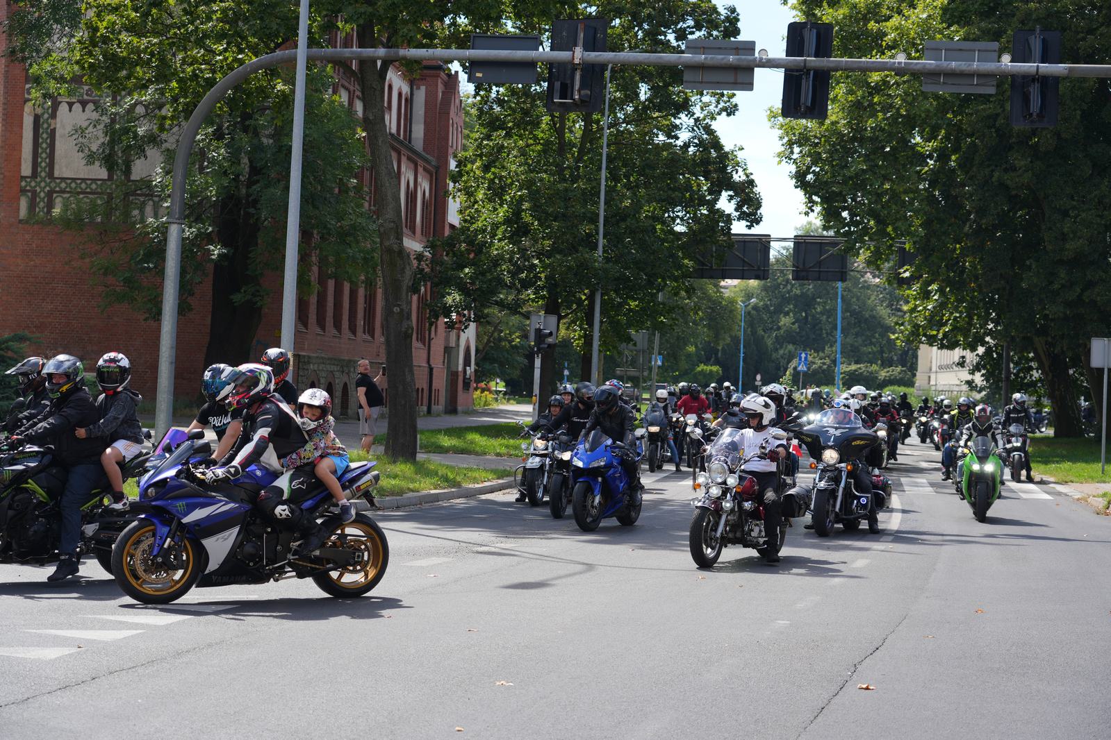 Motocyklowa parada przejechała przez Legnicę