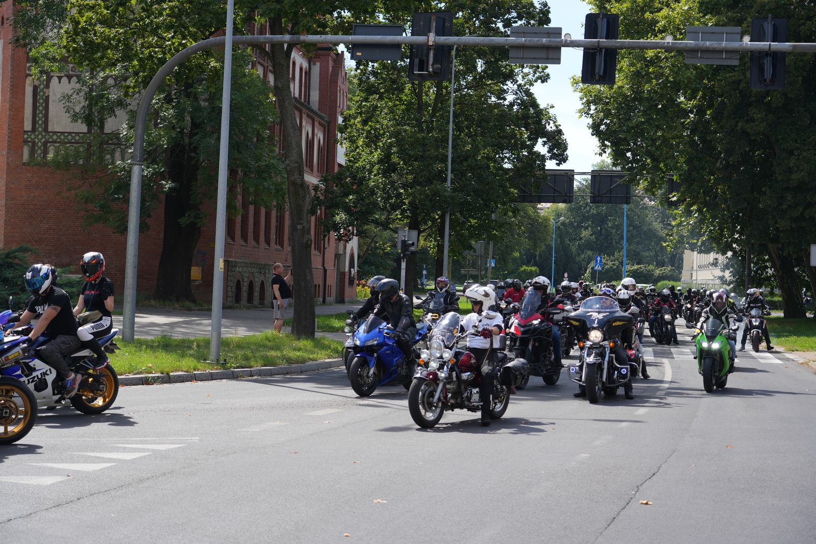 Motocyklowa parada przejechała przez Legnicę