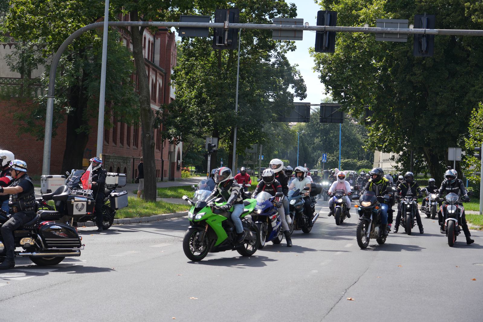 Motocyklowa parada przejechała przez Legnicę