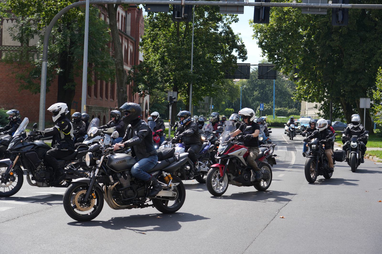 Motocyklowa parada przejechała przez Legnicę