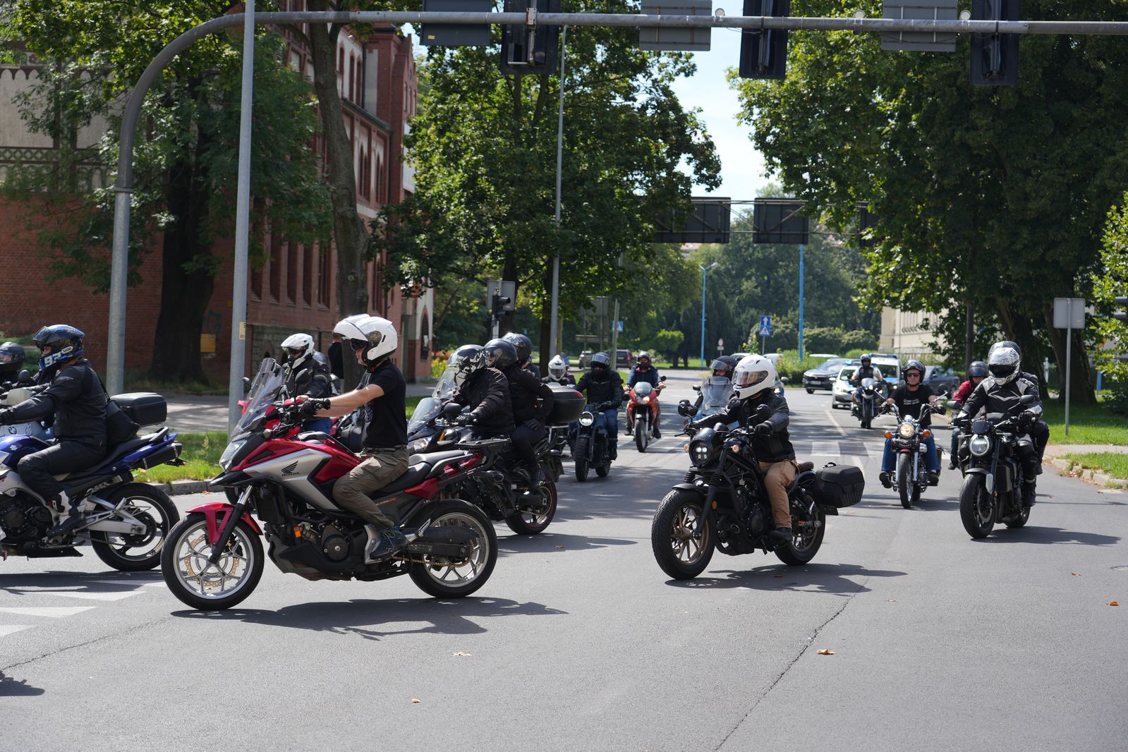 Motocyklowa parada przejechała przez Legnicę