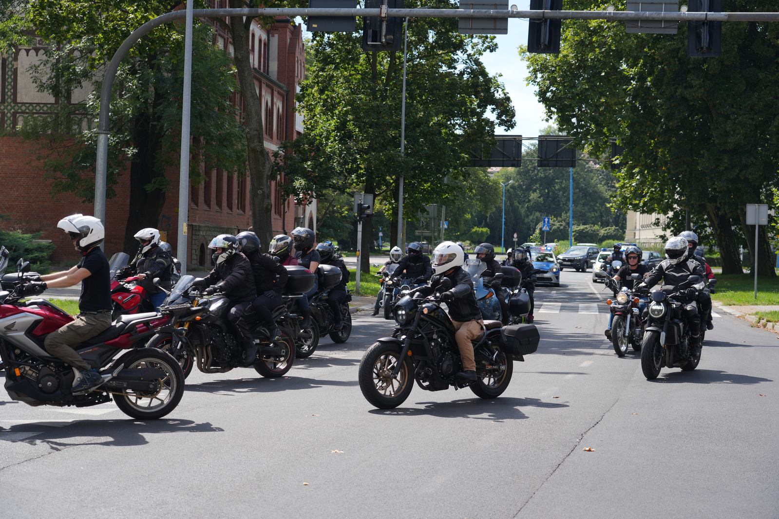 Motocyklowa parada przejechała przez Legnicę