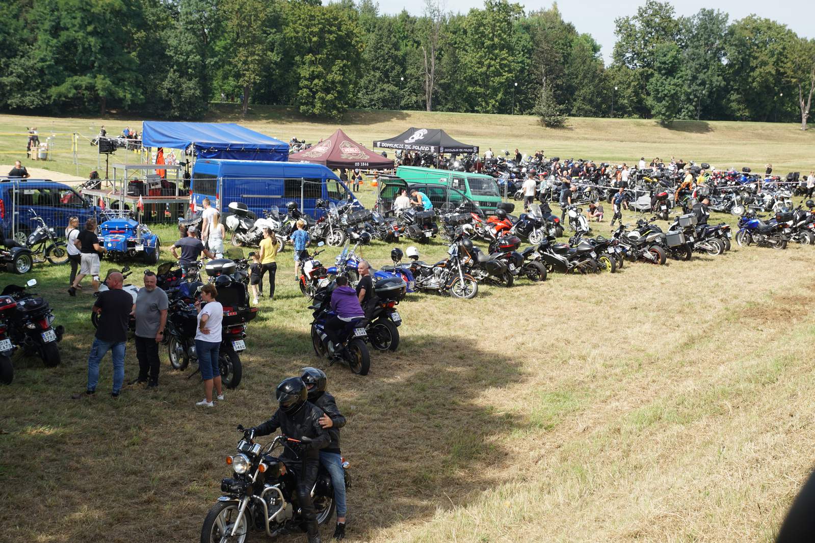 Motocyklowa parada przejechała przez Legnicę