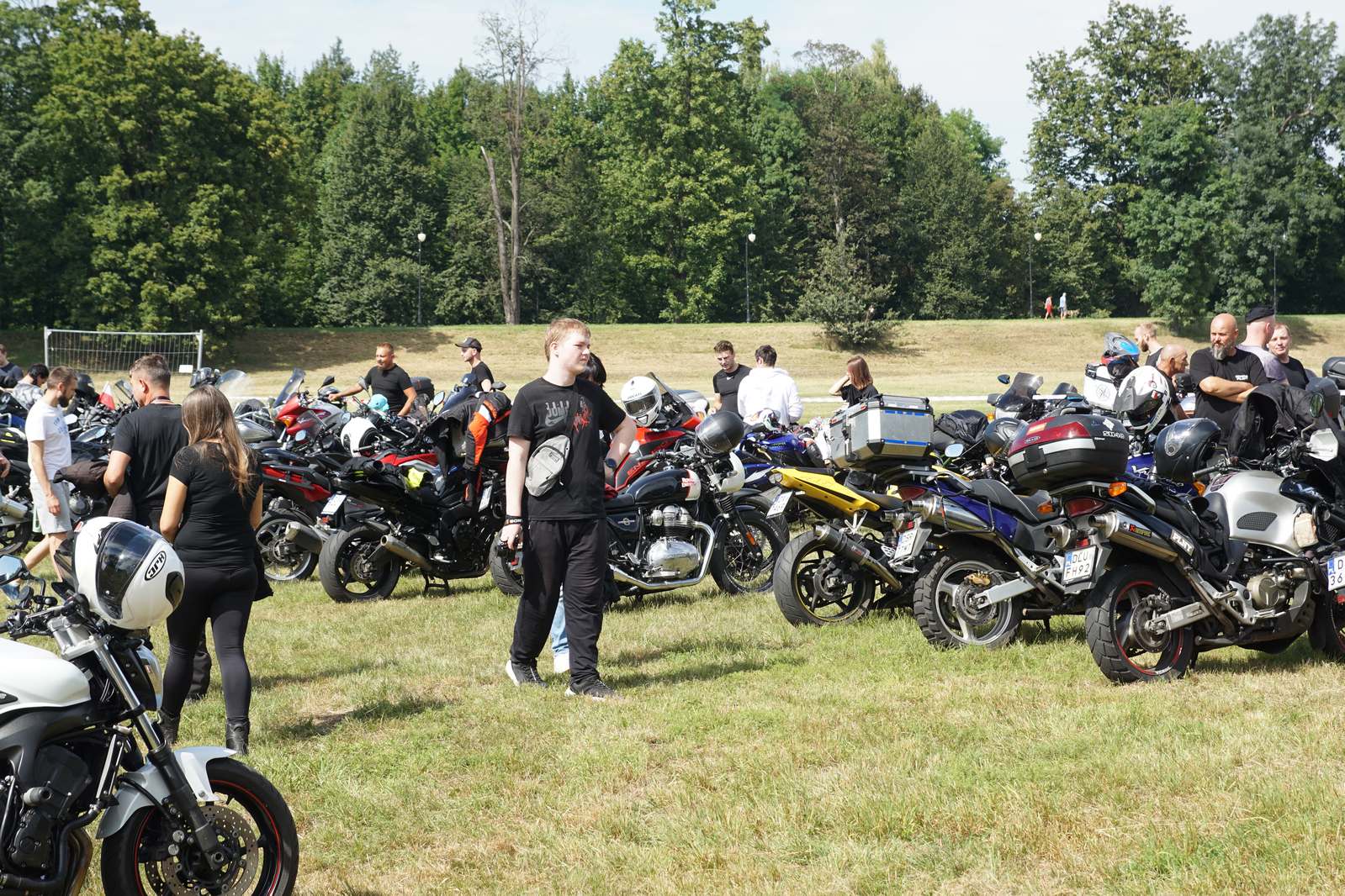 Motocyklowa parada przejechała przez Legnicę
