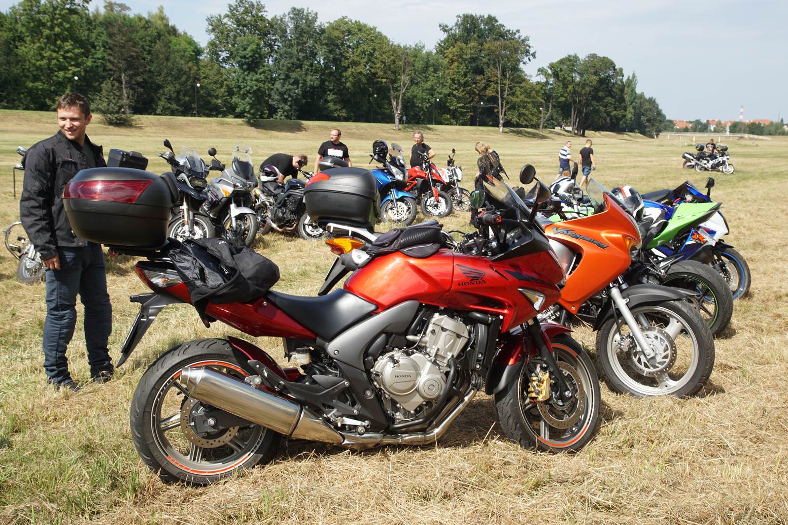 Motocyklowa parada przejechała przez Legnicę