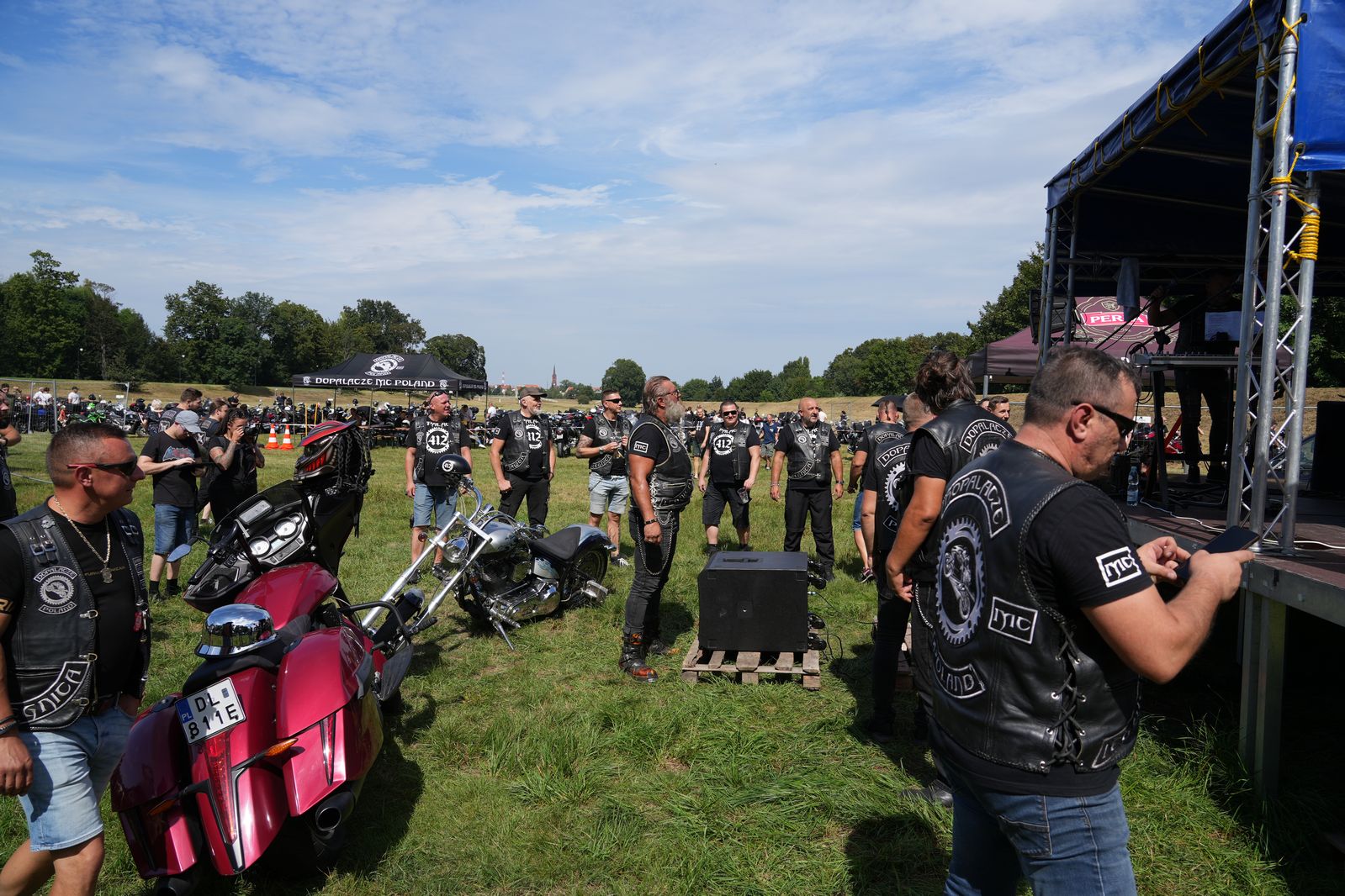 Motocyklowa parada przejechała przez Legnicę