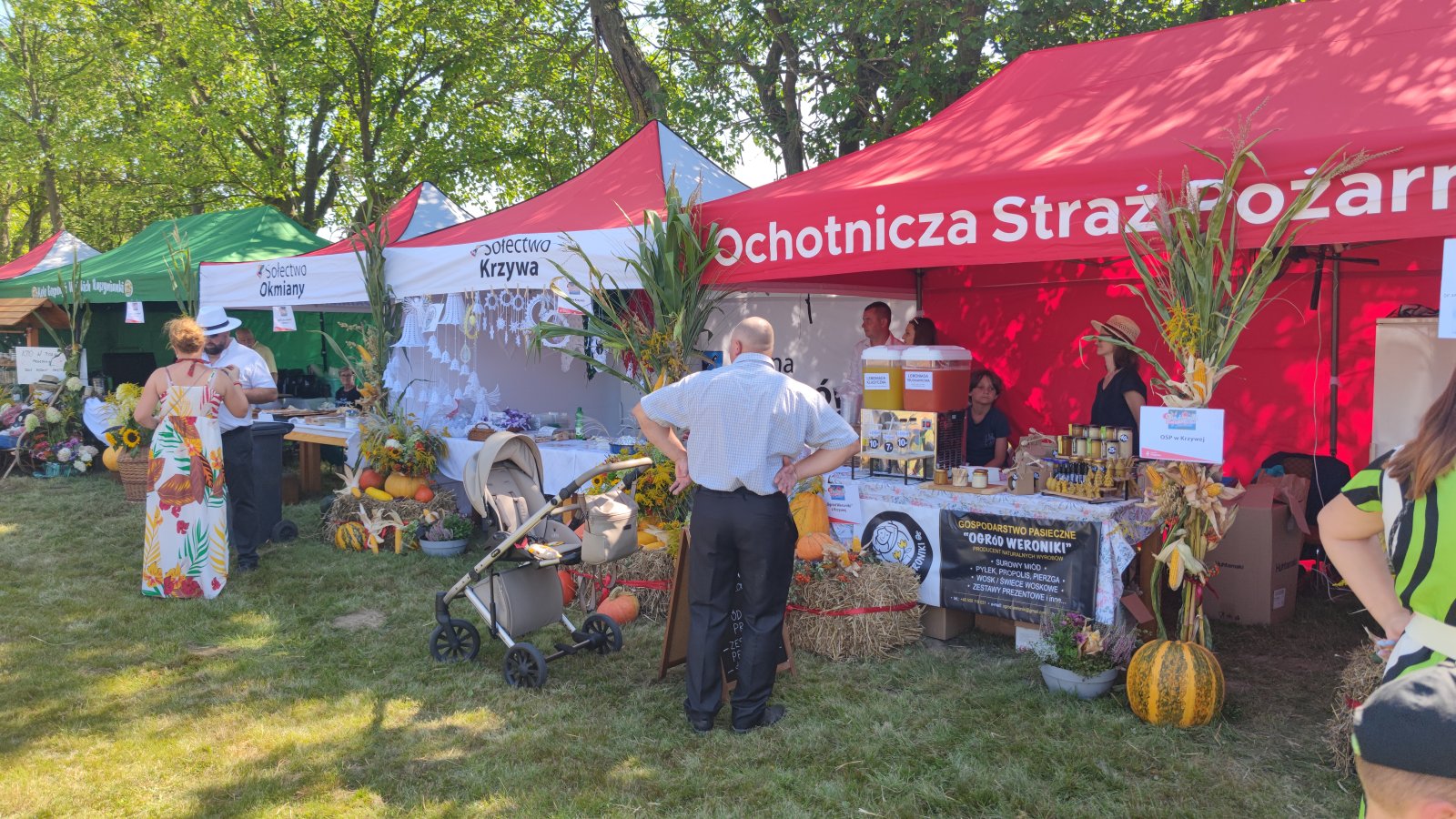 Dożynki Gminy Chojnów odbywają się w malowniczych Okmianach