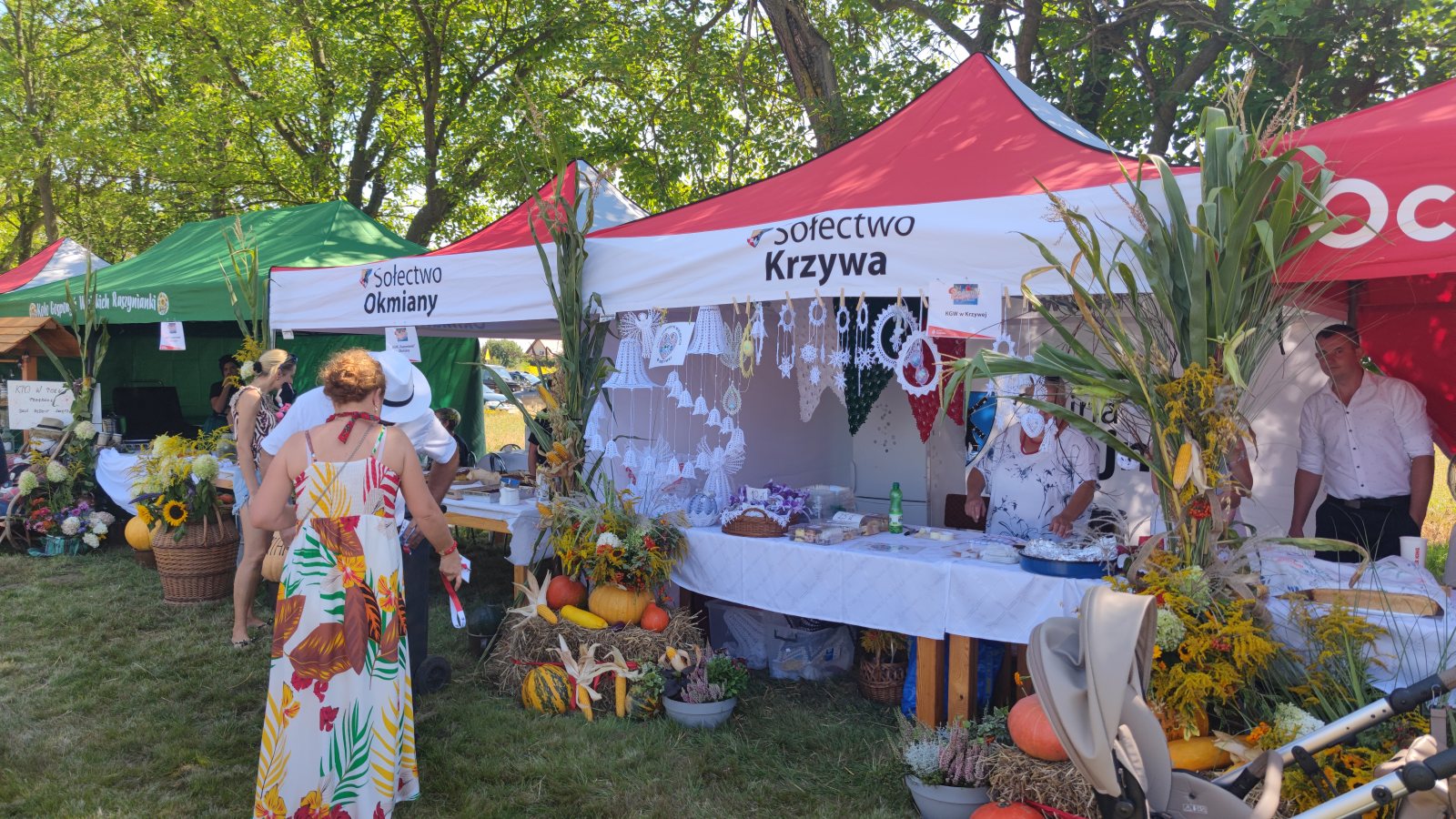 Dożynki Gminy Chojnów odbywają się w malowniczych Okmianach