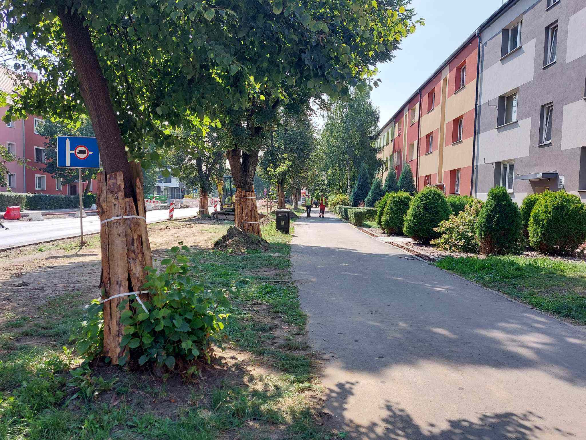 Protestowali przeciwko likwidacji  wjazdu na podwórze