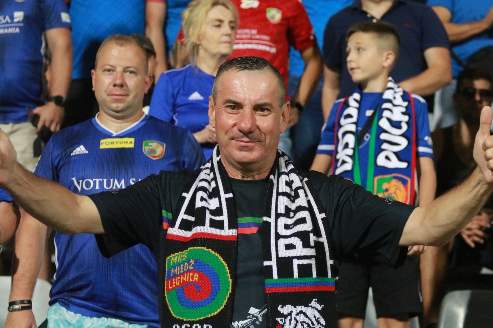 Blisko pięć tysięcy kibiców dopingowało piłkarzy Miedzi