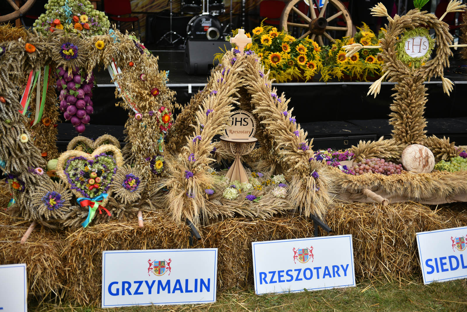 Dożynki Gminy Miłkowice w tym roku odbyły się w Grzymalinie