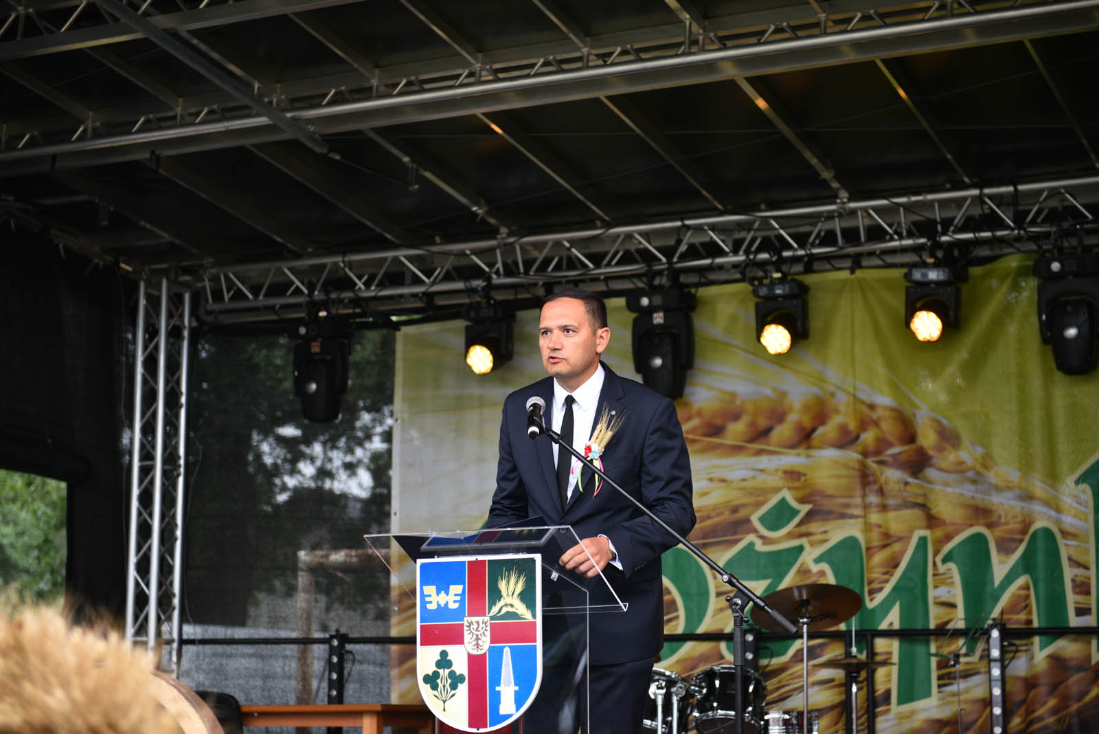 Dożynki Gminy Miłkowice w tym roku odbyły się w Grzymalinie