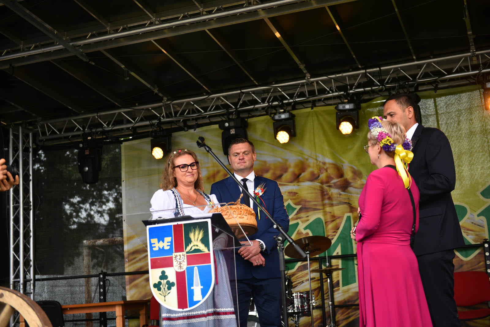Dożynki Gminy Miłkowice w tym roku odbyły się w Grzymalinie