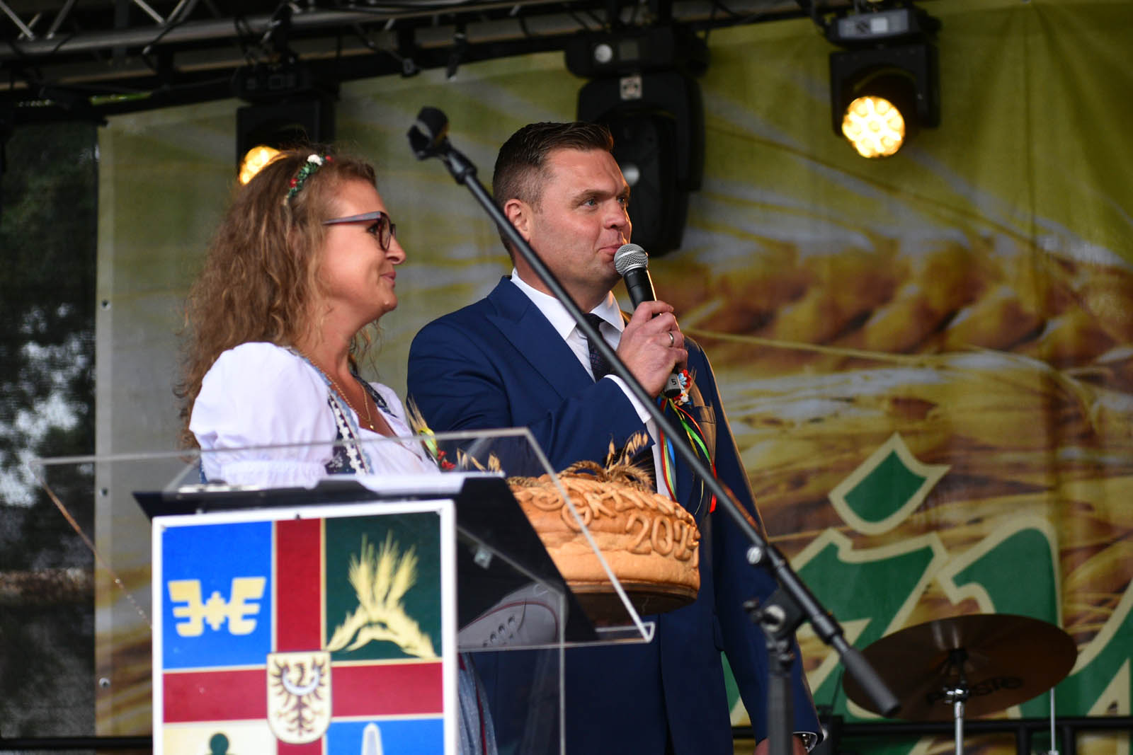 Dożynki Gminy Miłkowice w tym roku odbyły się w Grzymalinie