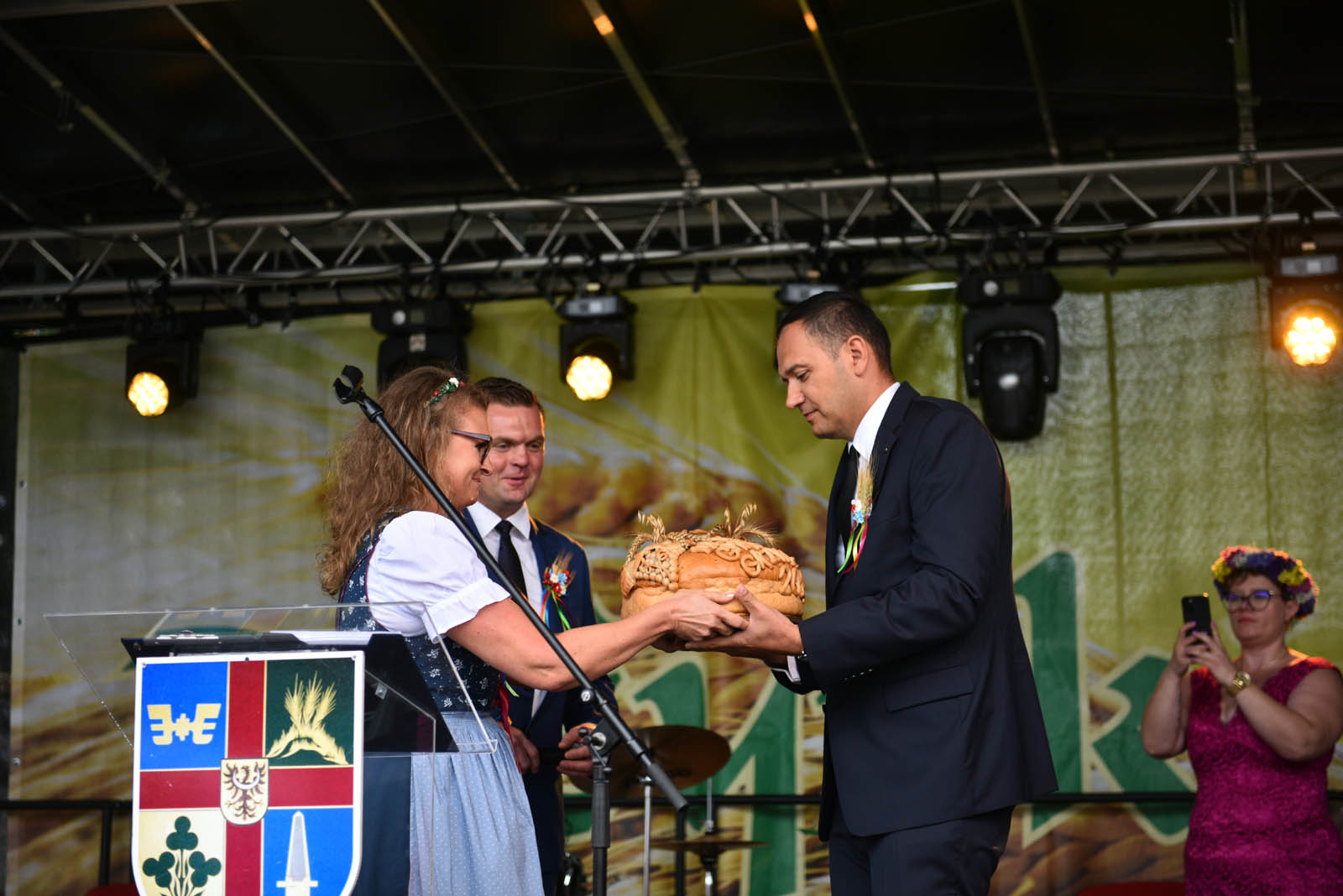 Dożynki Gminy Miłkowice w tym roku odbyły się w Grzymalinie