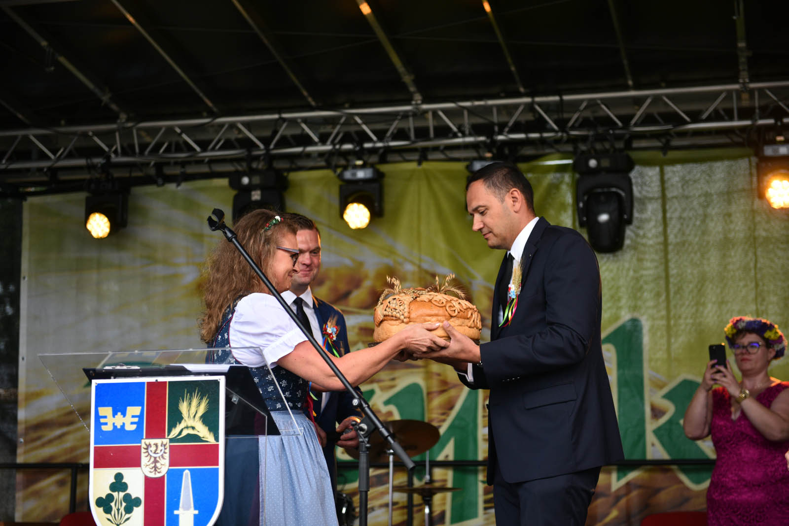 Dożynki Gminy Miłkowice w tym roku odbyły się w Grzymalinie