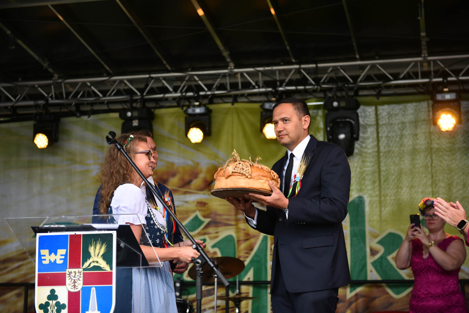 Dożynki Gminy Miłkowice w tym roku odbyły się w Grzymalinie