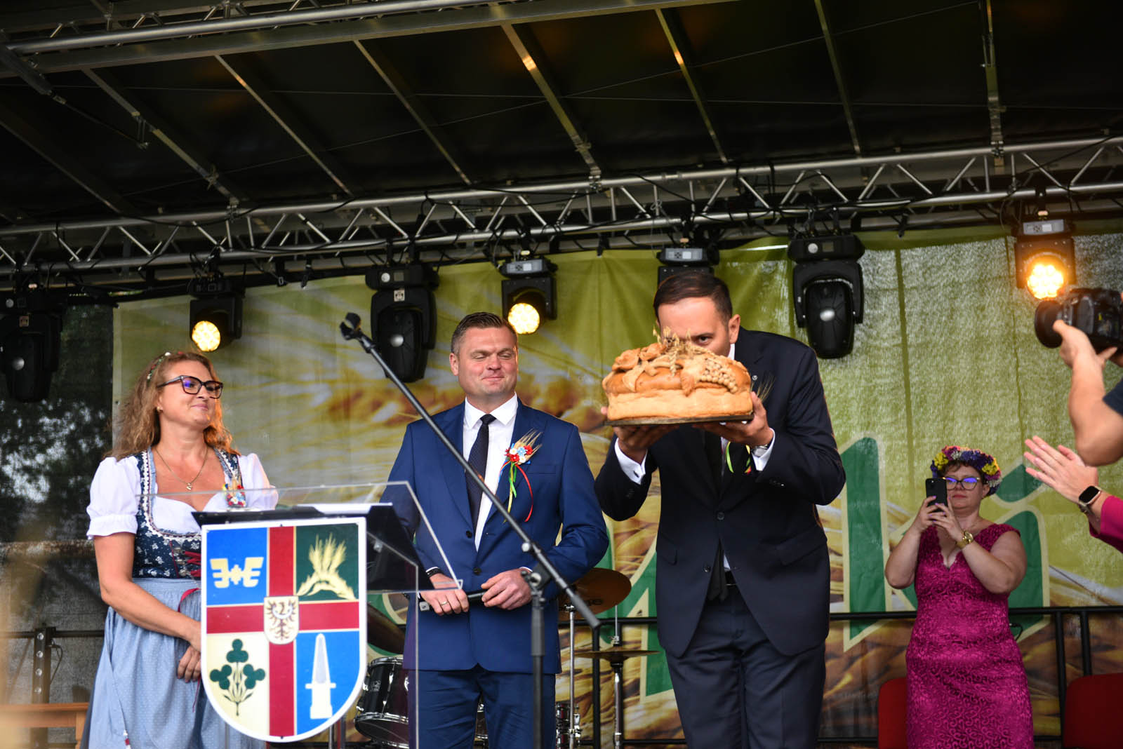 Dożynki Gminy Miłkowice w tym roku odbyły się w Grzymalinie