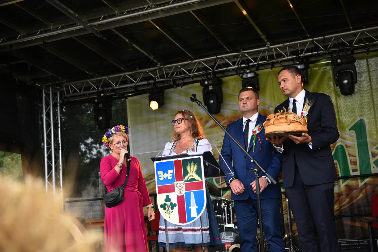 Dożynki Gminy Miłkowice w tym roku odbyły się w Grzymalinie