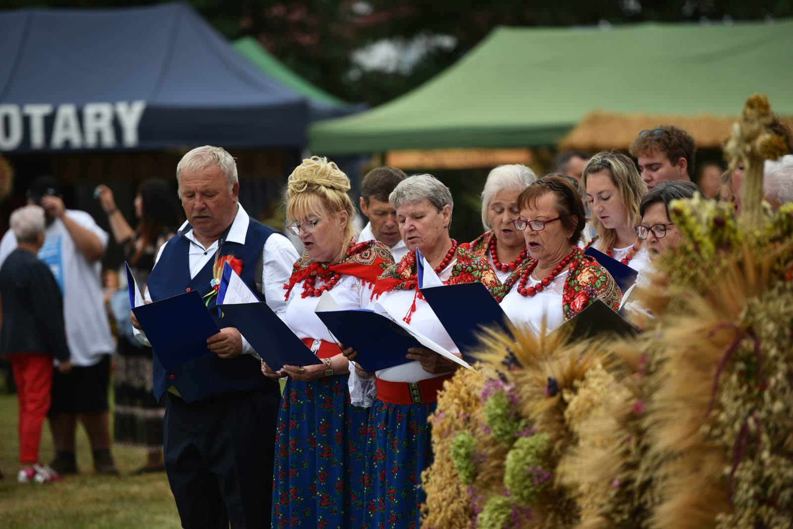 Dożynki Gminy Miłkowice w tym roku odbyły się w Grzymalinie