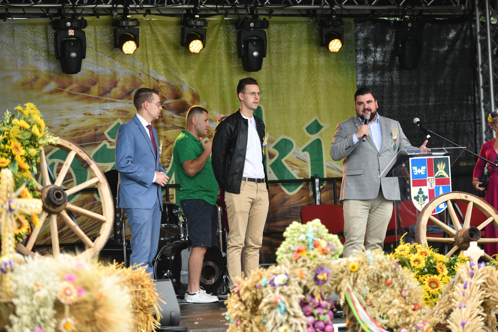 Dożynki Gminy Miłkowice w tym roku odbyły się w Grzymalinie