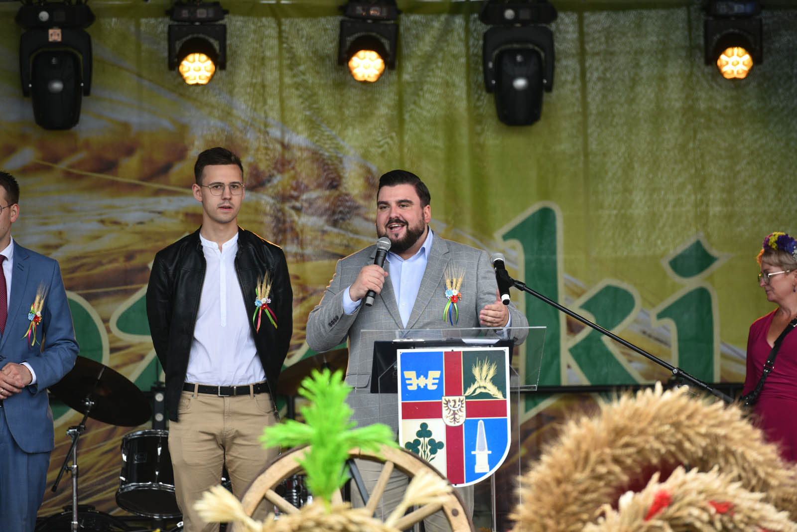 Dożynki Gminy Miłkowice w tym roku odbyły się w Grzymalinie