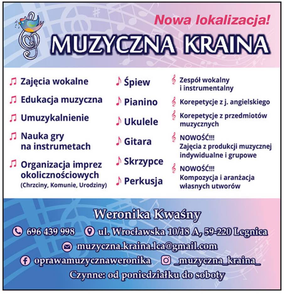 Wrzesień w „Muzycznej Krainie” – ruszają zapisy na zajęcia
