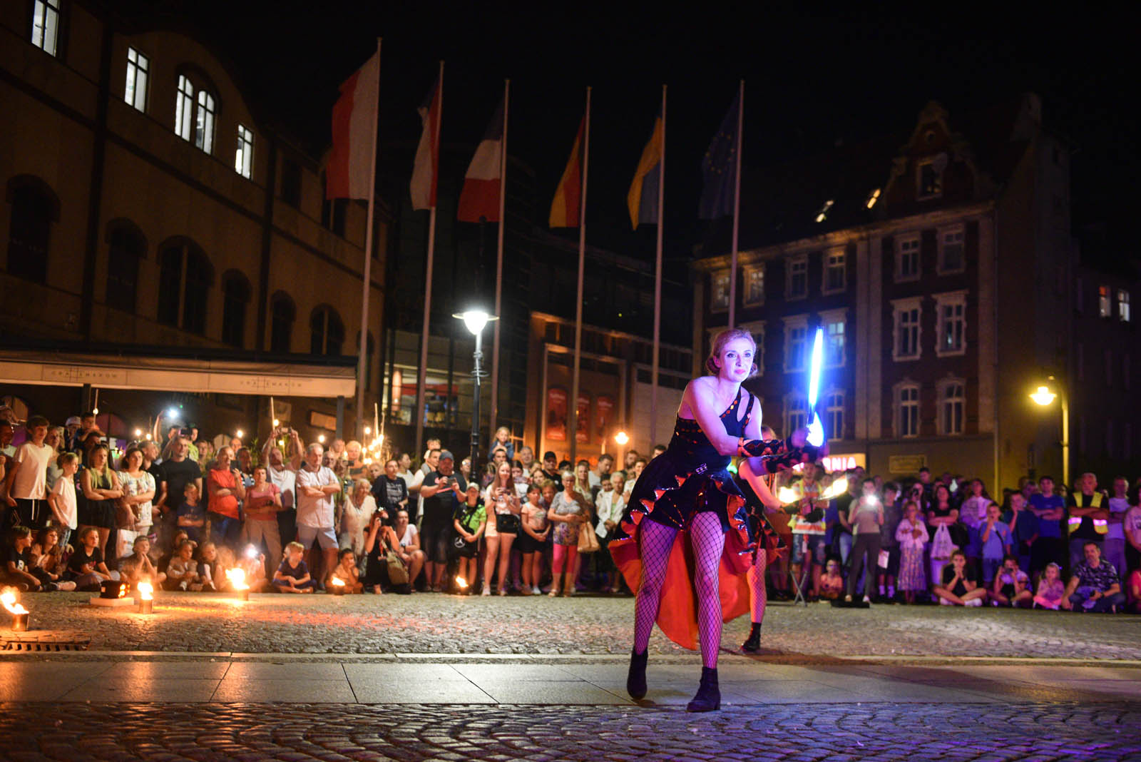 Teatr Ognia Azislight oczarował widzów spektakularnym pokazem