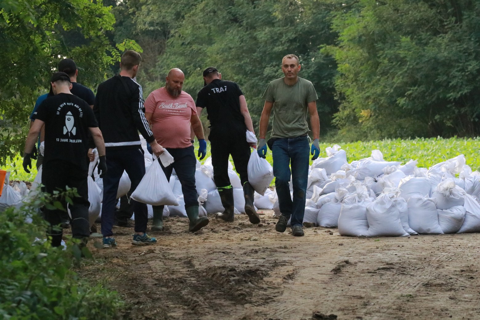 Woda zagraża Prochowicom. Mieszkańcy i strażacy walczą o miasto