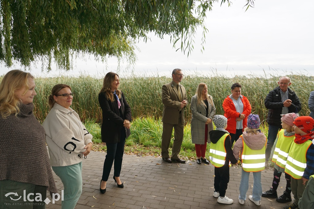 Kaczkomat nad jeziorem w Kunicach