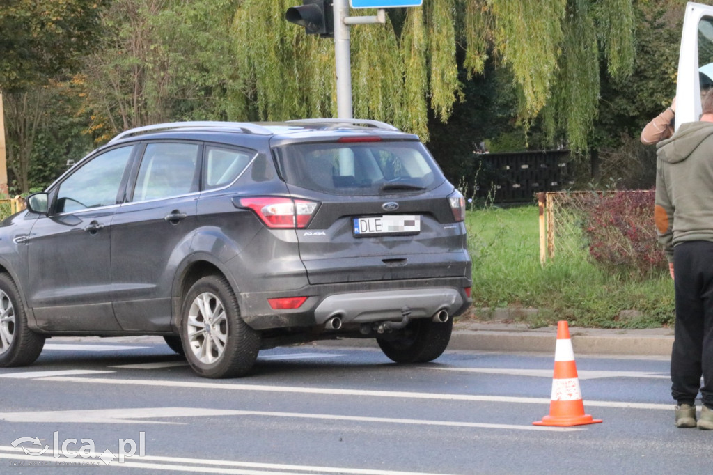 Zderzenie trzech aut na Wroclawskiej