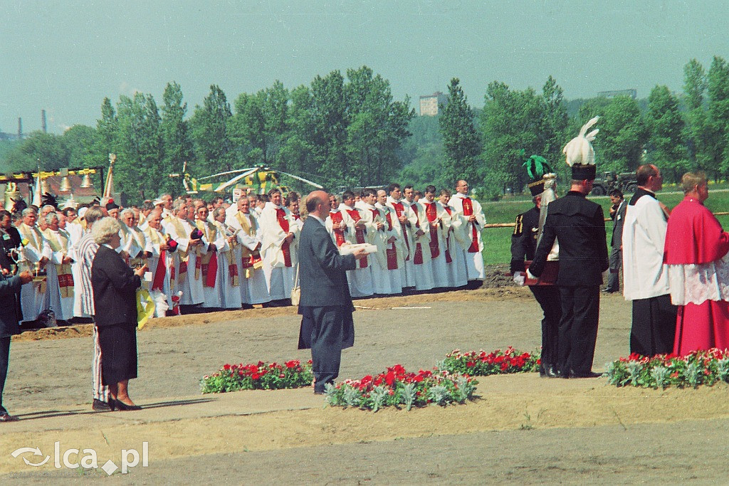 W 1997 roku Jan Paweł II był w Legnicy